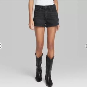 Wild Fable Rolled Cuff High-Rise Denim‎ Shorts